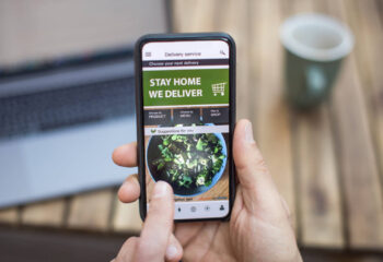 ordering online using an online food delivery app