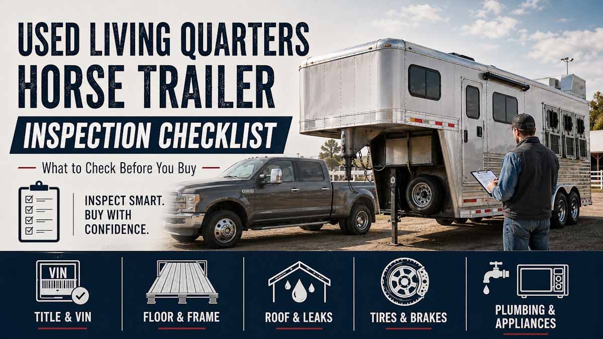 Used Horse Trailer Inspection Checklist