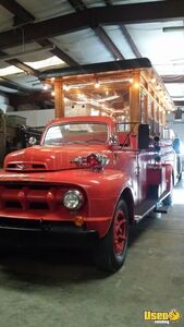 1952 F7 Vintage Snowball Truck Snowball Truck Spare Tire Georgia Gas Engine for Sale