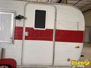 1954 Food Concession Trailer Kitchen Food Trailer Diamond Plated Aluminum Flooring Colorado for Sale