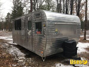 1955 Vintage Food Concession Trailer Concession Trailer Convection Oven Michigan for Sale