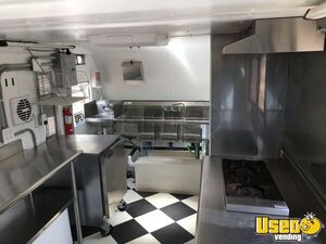 1955 Vintage Food Concession Trailer Concession Trailer Interior Lighting Michigan for Sale