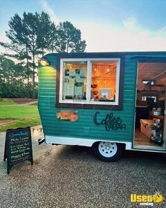 1958 Canned Ham Travel Trailer Beverage - Coffee Trailer Cabinets Georgia for Sale