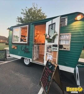 1958 Canned Ham Travel Trailer Beverage - Coffee Trailer Concession Window Georgia for Sale