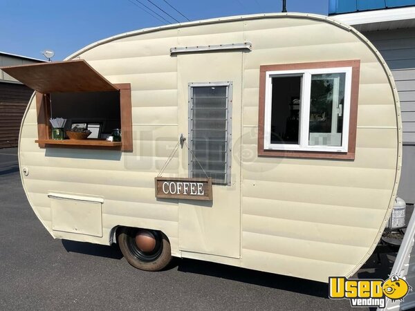 1958 Canned Ham Vintage Coffee Concession Trailer Beverage - Coffee Trailer Idaho for Sale