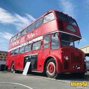 1958 Titan Double Decker British Bus Food Truck All-purpose Food Truck Virginia Diesel Engine for Sale