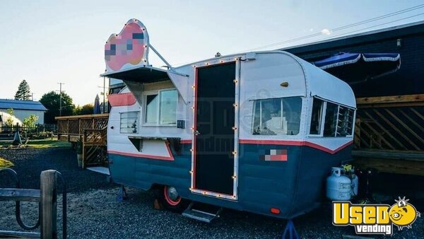 1961 Airflyte Camper Food Concession Trailer Kitchen Food Trailer Idaho for Sale