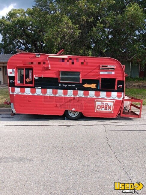 1962 Vintage Shasta Camper Food Concession Trailer Concession Trailer Texas for Sale