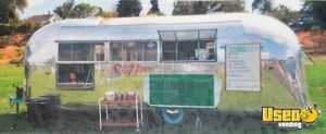 1964 Flying Cloud Vintage Coffee Concession Trailer Beverage - Coffee Trailer Exterior Customer Counter Oregon for Sale