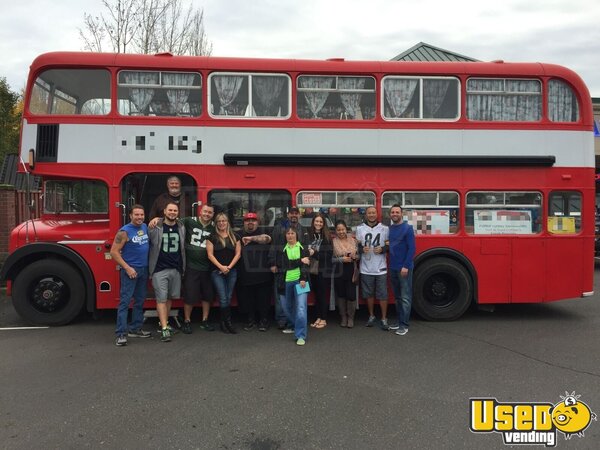 1965 Double Decker All-purpose Food Bus All-purpose Food Truck Washington Diesel Engine for Sale