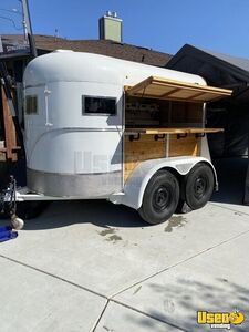 1965 Horse Trailer Beverage - Coffee Trailer Concession Window California for Sale