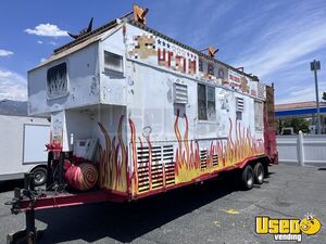 1966 Barbecue Trailer Barbecue Food Trailer Concession Window California for Sale