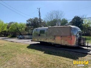 1968 Food Concession Trailer Kitchen Food Trailer Diamond Plated Aluminum Flooring Texas for Sale