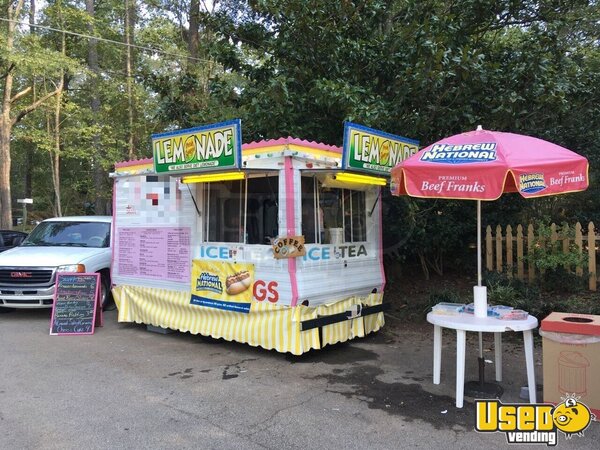 1969 Food Concession Trailer Kitchen Food Trailer Concession Window Georgia for Sale