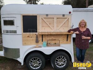 1970 Horse Trailer Mobile Bar Conversion Beverage - Coffee Trailer 5 Florida for Sale