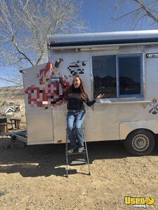 1970 Kitchen Food Trailer Kitchen Food Trailer Diamond Plated Aluminum Flooring Nevada for Sale