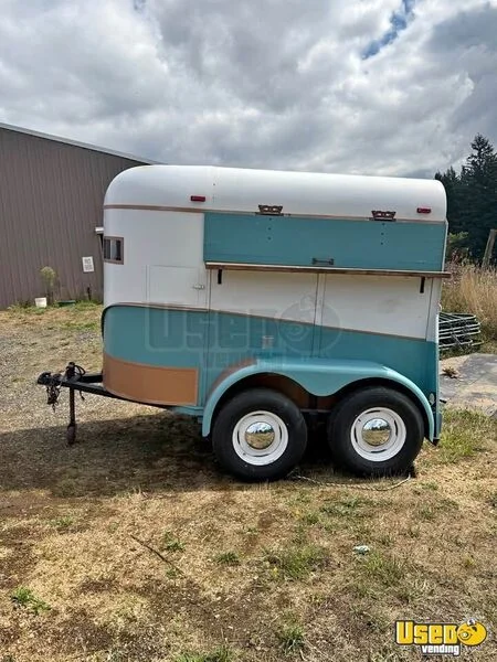 1970 Vintage Horse Trailer Drink Trailer Beverage - Coffee Trailer Washington for Sale