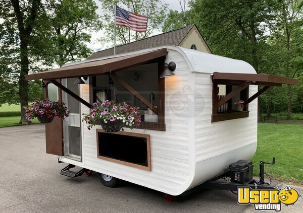 1972 Go-tag-along Vintage Coffee Concession Trailer Beverage - Coffee Trailer Ohio for Sale