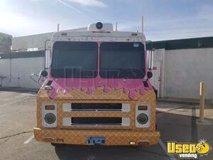 1973 2 Step Van Ice Cream Truck Insulated Walls Nevada Gas Engine for Sale