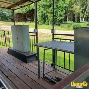 1973 Duran Barbecue Food Trailer Exterior Lighting Texas for Sale