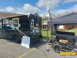 1975 Step Van Barbecue Truck Barbecue Food Truck Air Conditioning Florida Gas Engine for Sale