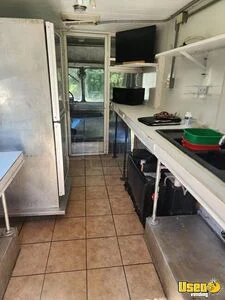 1975 Step Van Barbecue Truck Barbecue Food Truck Interior Lighting Florida Gas Engine for Sale