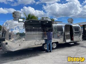 1976 Airstream Kitchen Food Trailer Stainless Steel Wall Covers Florida for Sale