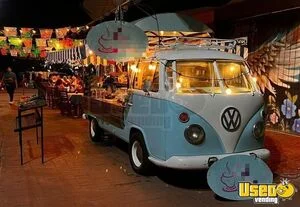 1977 Combi Coffee & Beverage Truck Stainless Steel Wall Covers California Gas Engine for Sale