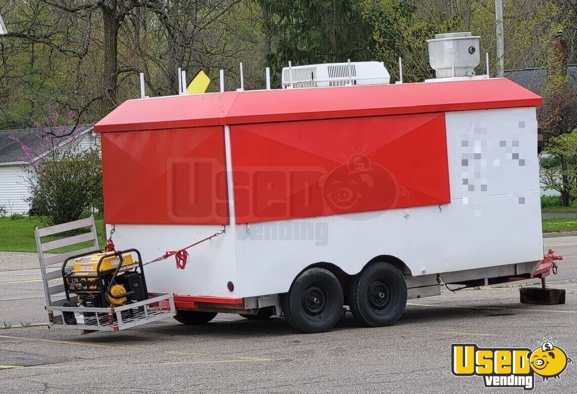 Ready to Serve 8' x 16' AllSteel Mobile Food Concession Trailer for Sale in Michigan