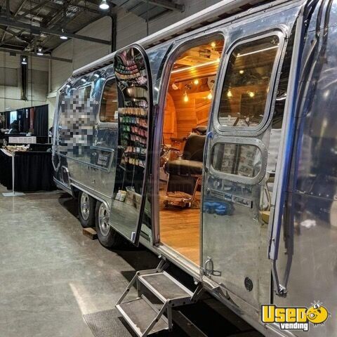 Vintage 1977 Airstream Mobile Barbershop Marketing Trailer ...