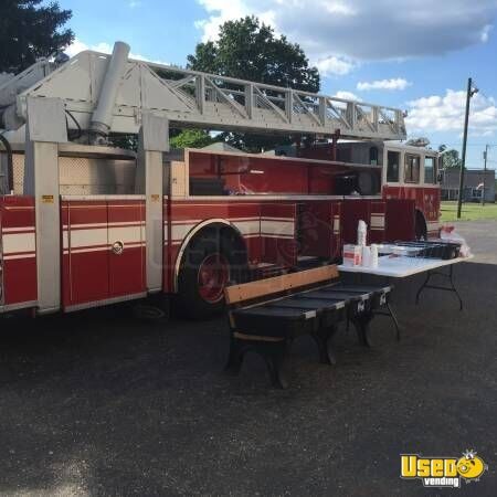American Lafrance Fire Truck Food Truck For Sale In North Carolina