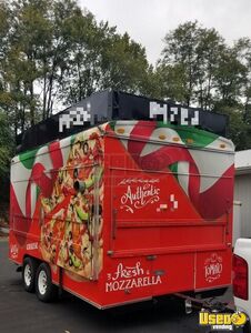 1978 Pizza Concession Trailer Pizza Trailer Prep Station Cooler Pennsylvania for Sale