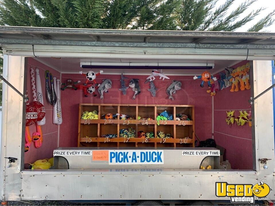 Homemade Duck Pond Carnival Game Trailer Mobile Carnival Unit for