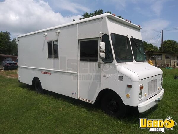 1979 Grumman Olson Step Van Barbeque Kitchen Food Truck Barbecue Food Truck Texas Gas Engine for Sale