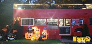 1980 Double Decker Bus All-purpose Food Truck Concession Window Michigan Diesel Engine for Sale