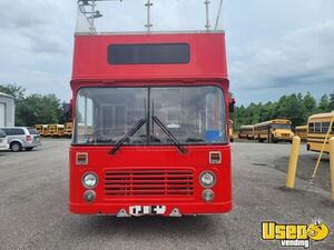 1980 Double Decker Bus All-purpose Food Truck Flatgrill Michigan Diesel Engine for Sale