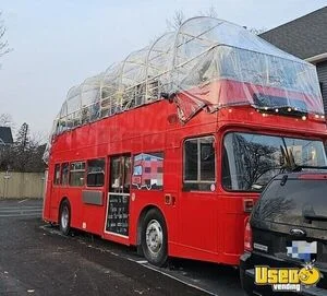1980 Double Decker Bus All-purpose Food Truck Generator Michigan Diesel Engine for Sale