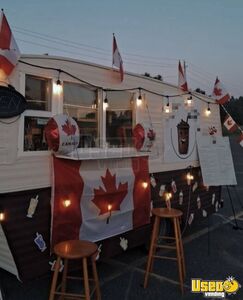 1980 Renovated And Customized Beverage - Coffee Trailer Deep Freezer Alberta for Sale
