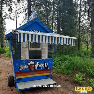 1980 Shaved Ice Trailer Snowball Trailer Air Conditioning Idaho for Sale