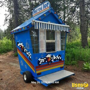 1980 Shaved Ice Trailer Snowball Trailer Concession Window California for Sale