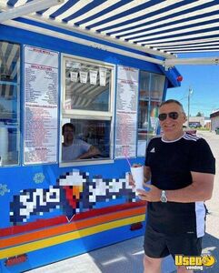 1980 Shaved Ice Trailer Snowball Trailer Interior Lighting California for Sale
