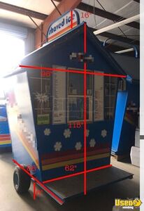 1980 Shaved Ice Trailer Snowball Trailer Interior Lighting Idaho for Sale