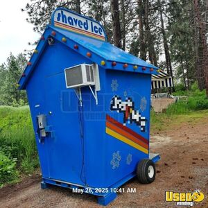 1980 Shaved Ice Trailer Snowball Trailer Upright Freezer Idaho for Sale