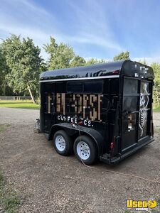1980 Tandem Axle Beverage - Coffee Trailer Stainless Steel Wall Covers Alberta for Sale
