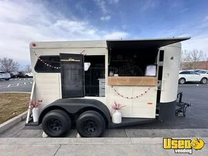 Charming - 8' x 16' Horse Trailer Concession Conversion Beverage and Coffee Trailer for Sale in Utah!