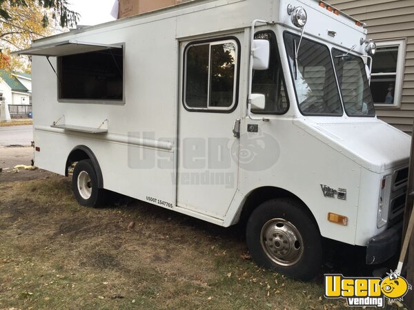 1982 Gmc Value Van Lunch Serving Food Truck Exhaust Hood Indiana Gas Engine for Sale