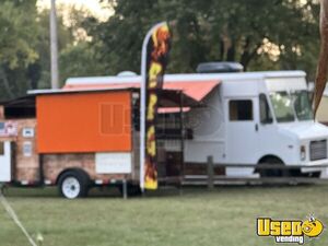 1982 P30 Step Van Barbecue Food Truck Concession Window Indiana Diesel Engine for Sale