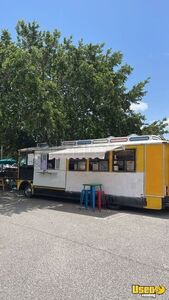 30' GMC Food Truck Trolley Bus with All NSF Equipment Mobile Food Unit w/ 10' Hood System for Sale in Florida!