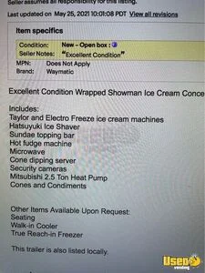 1983 Ice Cream Trailer Ice Shaver Massachusetts for Sale
