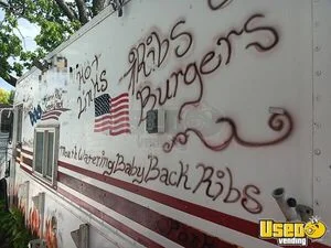 1984 F350 Step Van Barbecue Food Truck Barbecue Food Truck Concession Window Iowa Gas Engine for Sale